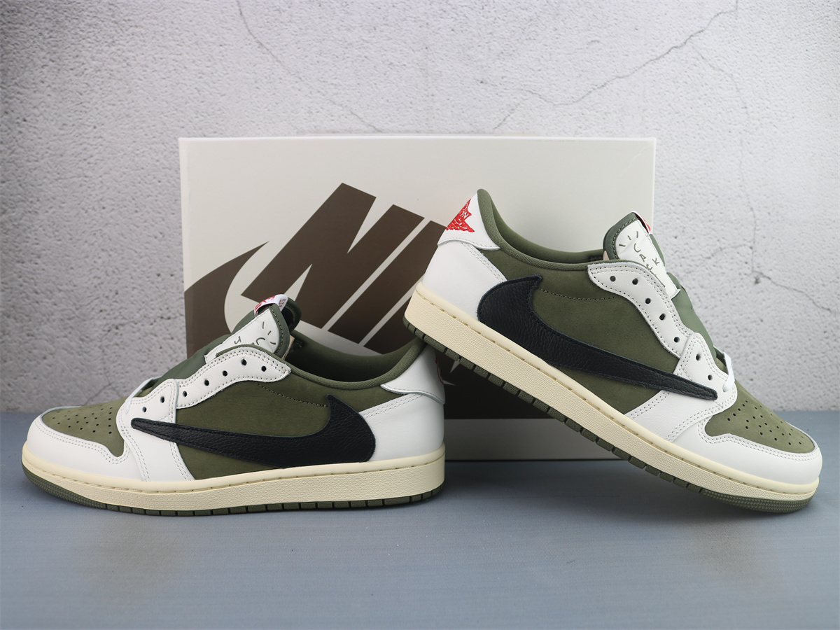 LJR Batch Travis Scott x Air Jordan 1 Low OG Medium Olive DM7866-200